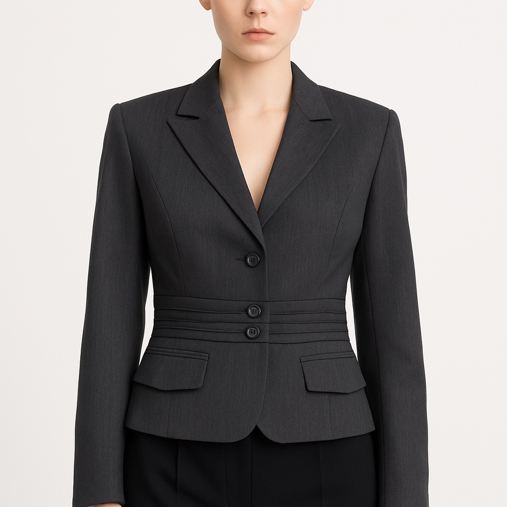 VEX COLLECTION 🇫🇷 - Grey Pinstripes Blazer - size L